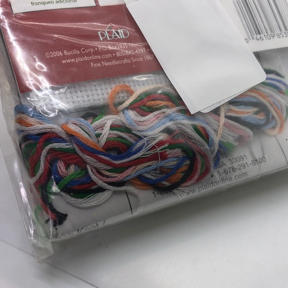 Bucilla “Stitch & Mail” Santa + Current 3 Bells Counted Cross-Stitch Ornaments - Picture 10 of 11